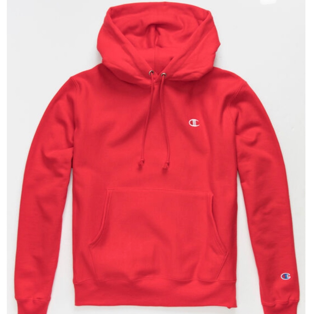 Red Champion Hoodie